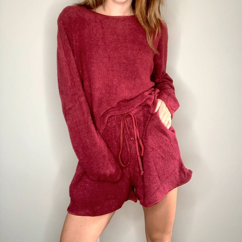Terry Cloth Lounge Shirt